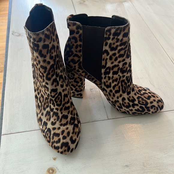 Sam Edelman | Shoes | Sam Edelman Leopard Cheetah Animal Print Booties ...